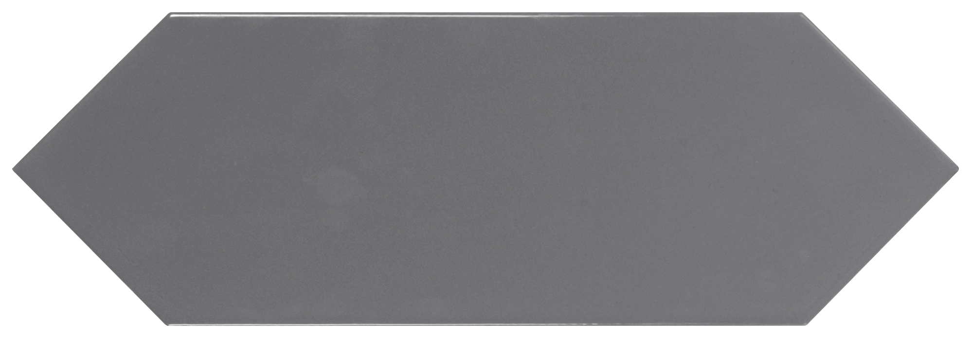 Wickes Boutique Clover Charcoal Gloss Ceramic Wall Tile - Cut Sample