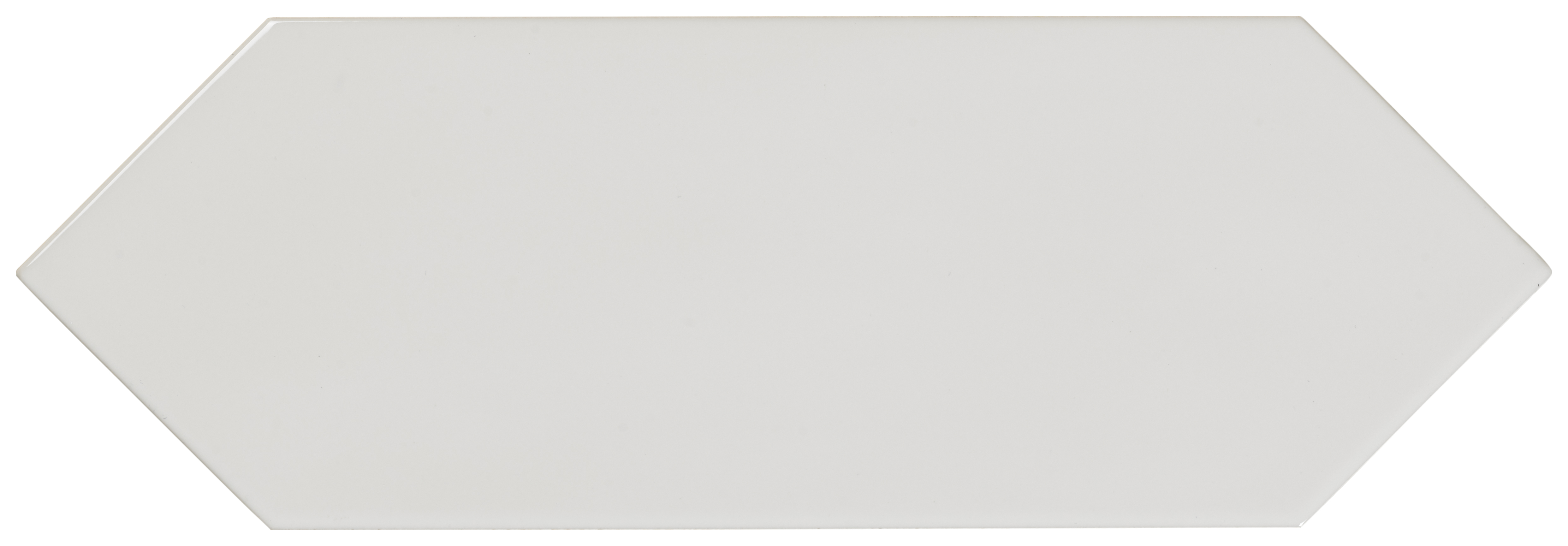 Wickes Boutique Clover White Gloss Ceramic Wall Tile - Cut Sample