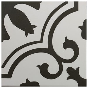 Wickes Boutique Belloli Patterned Matt Ceramic Wall & Floor Tile - Cut Sample