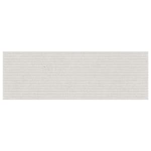 Wickes Boutique Calatrava Dcor Light Grey Matt Ceramic Wall Tile - Cut Sample