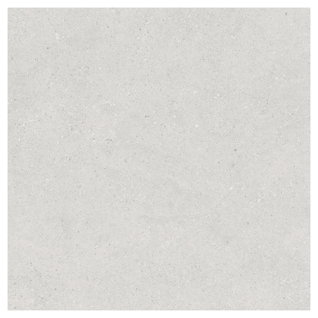 Wickes Boutique Calatrava Light Grey Matt Porcelain Floor Tile - Cut Sample