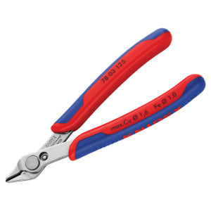 Knipex KPX7803125 5" Multi-Component Grip Electronic Super Knips - 125mm