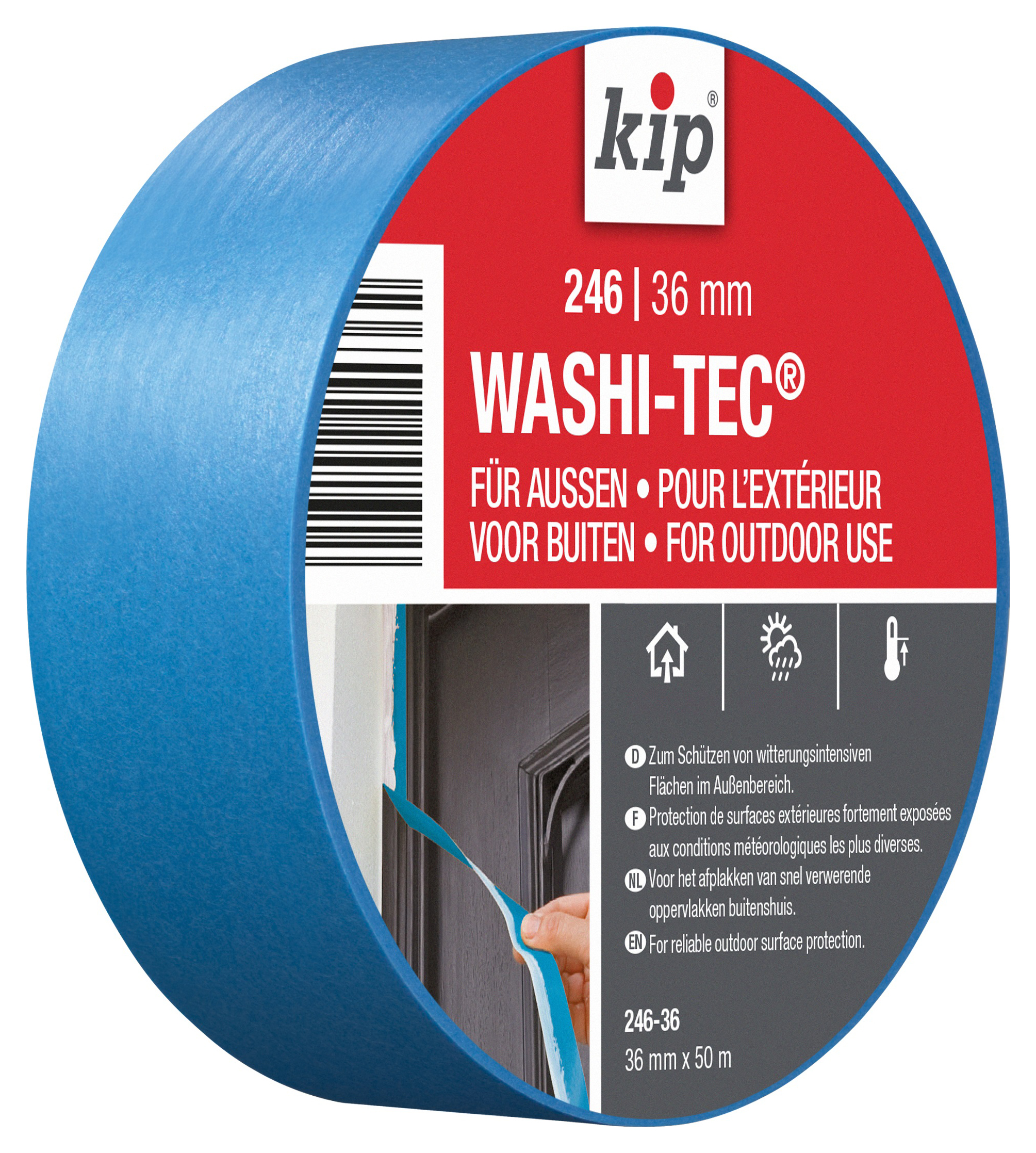 Kip Washi-Tec Outdoor Masking Tape - 36mm x 50m