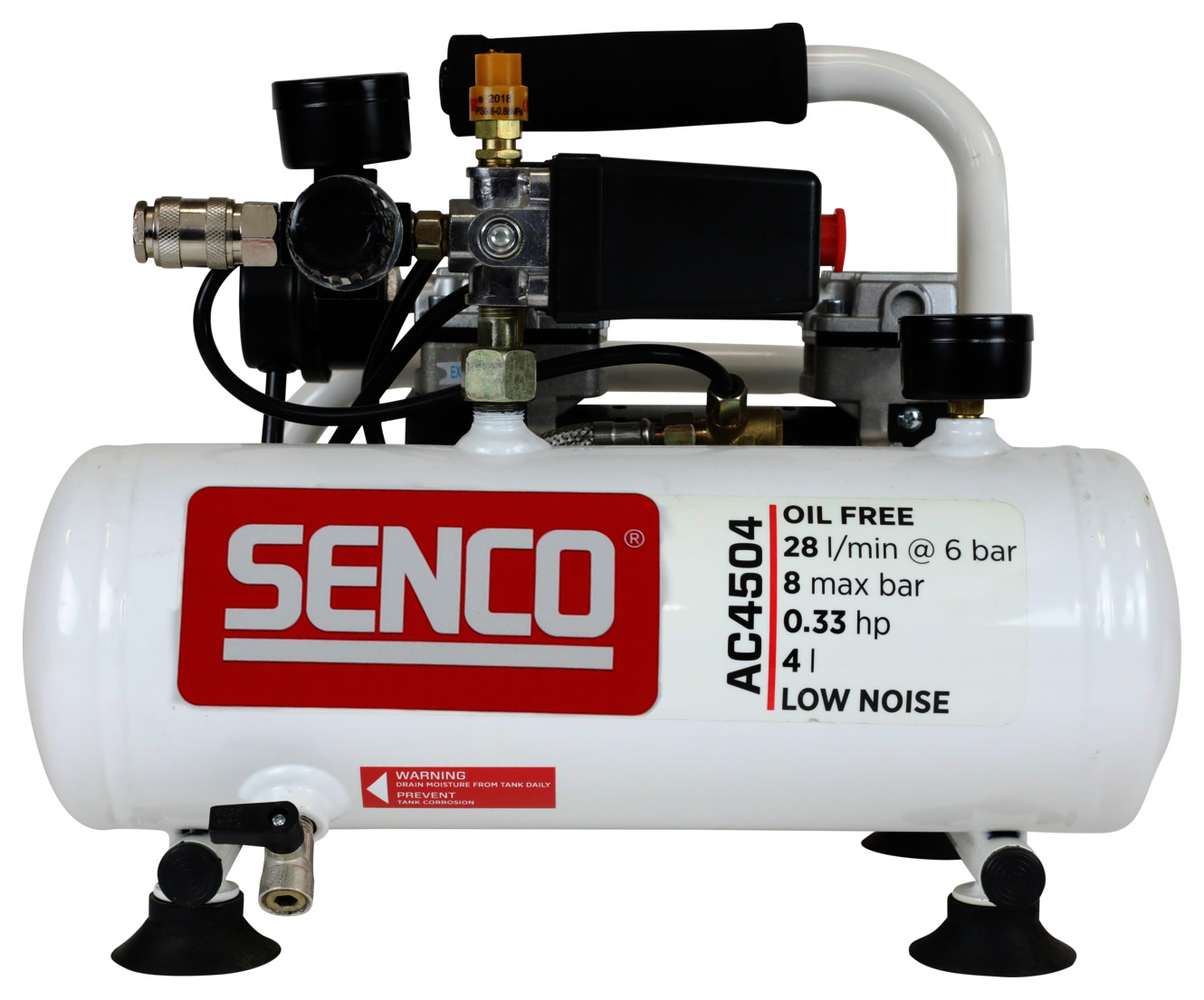 Senco AC4504 4L Low Noise Oil Free Air Compressor - 230V