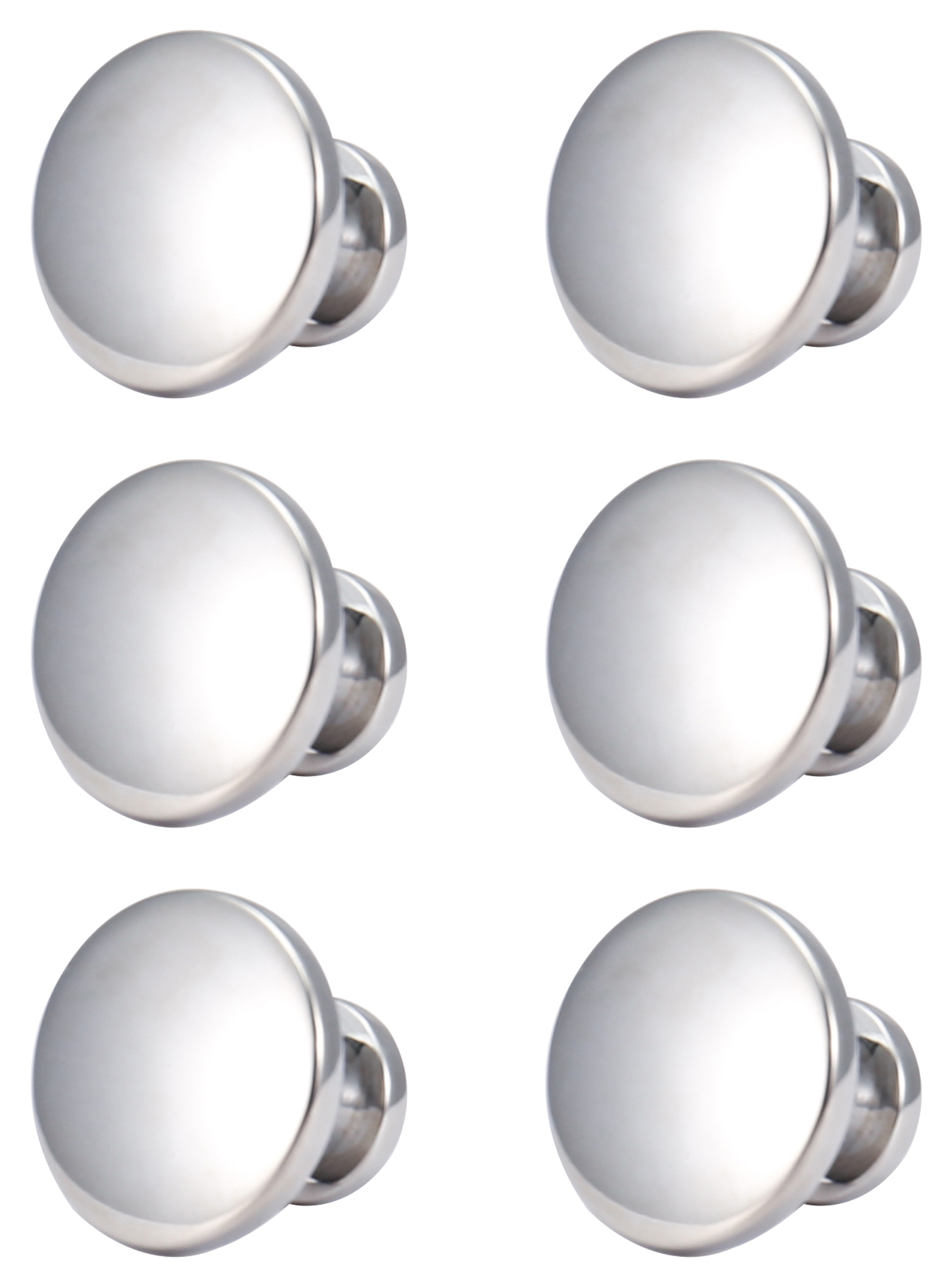 Victorian Polished Chrome Door Knob - 30mm - Pack of 18
