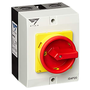 Stag IS4P20 IP65 4 Pole Rotary Isolator Switch - 20A