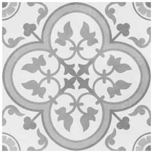 Wickes Ruben Grey Matt Porcelain Wall & Floor Tile - 330 x 330mm - Sample