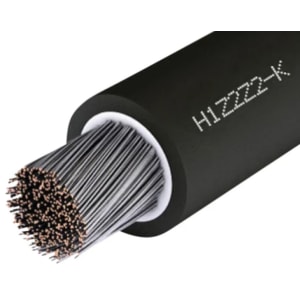 Cable World H1Z2Z2-K Black PV Solar Cable - 4.0mm - 50m