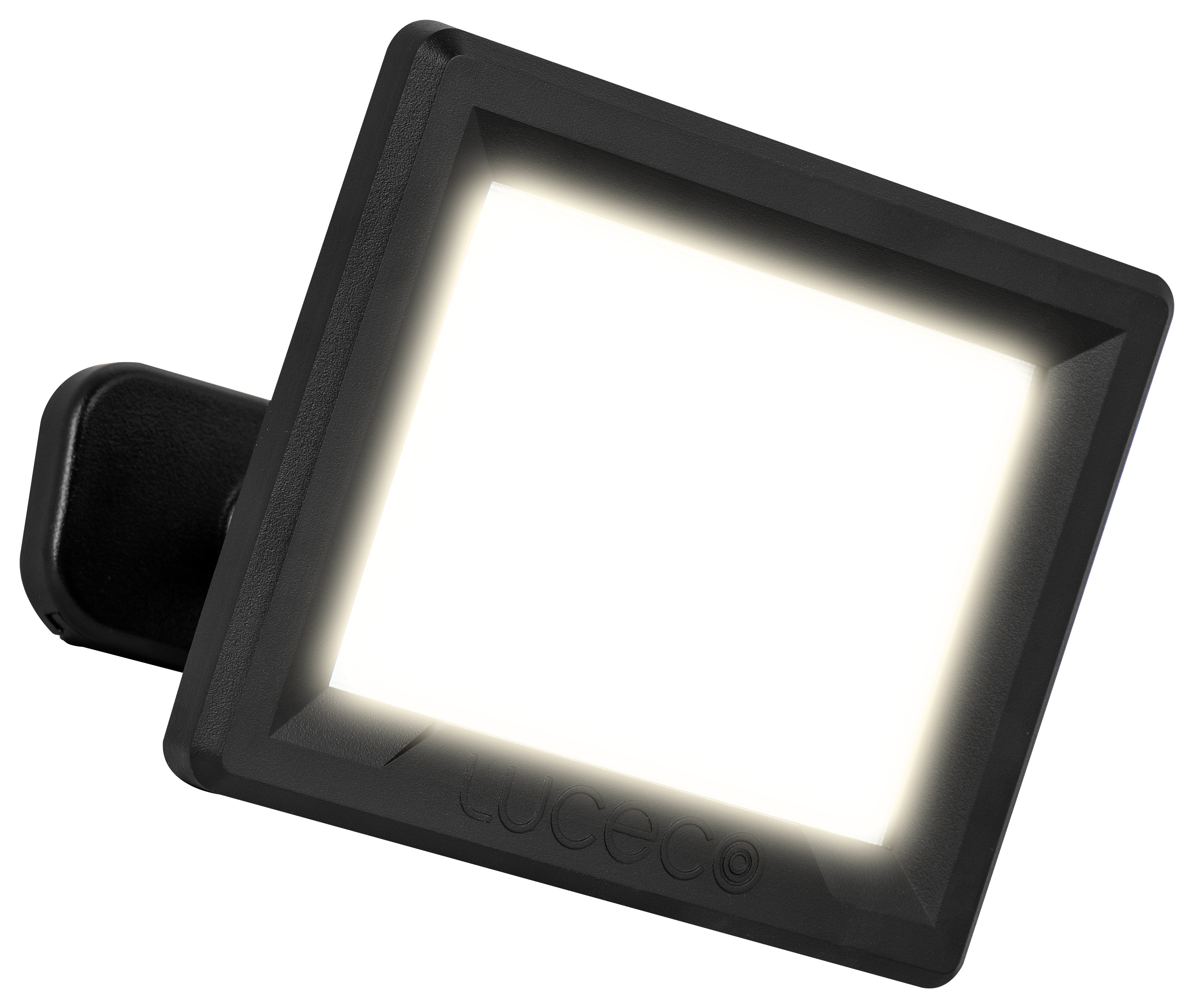 Luceco IP65 Black Floodlight with Ball Joint - 20W