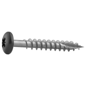 DuraPost Anthracite Grey Pan Head Timber Screws - 4 x 40mm - Pack of 10