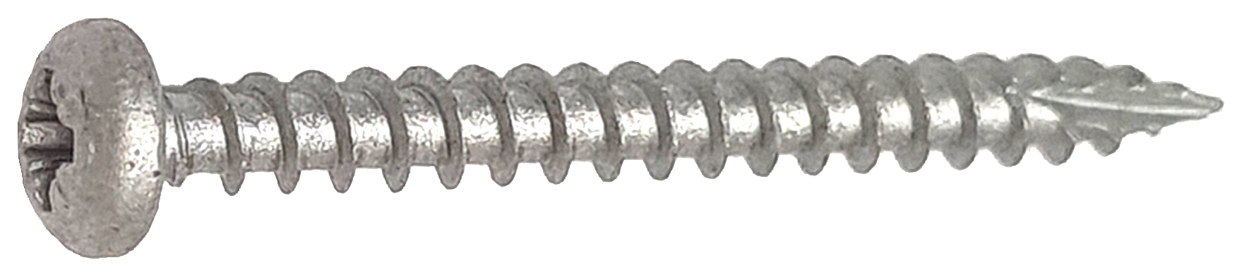 DuraPost Ruspert Silver Pan Head Timber Screws - 4 x 40mm - Pack of 10