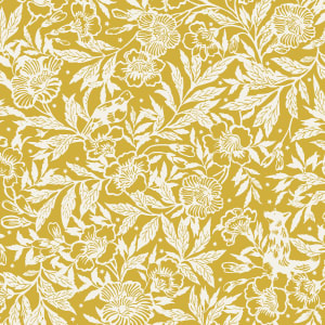 Joules Twilight Ditsy Antique Gold Wallpaper - 10m x 52cm