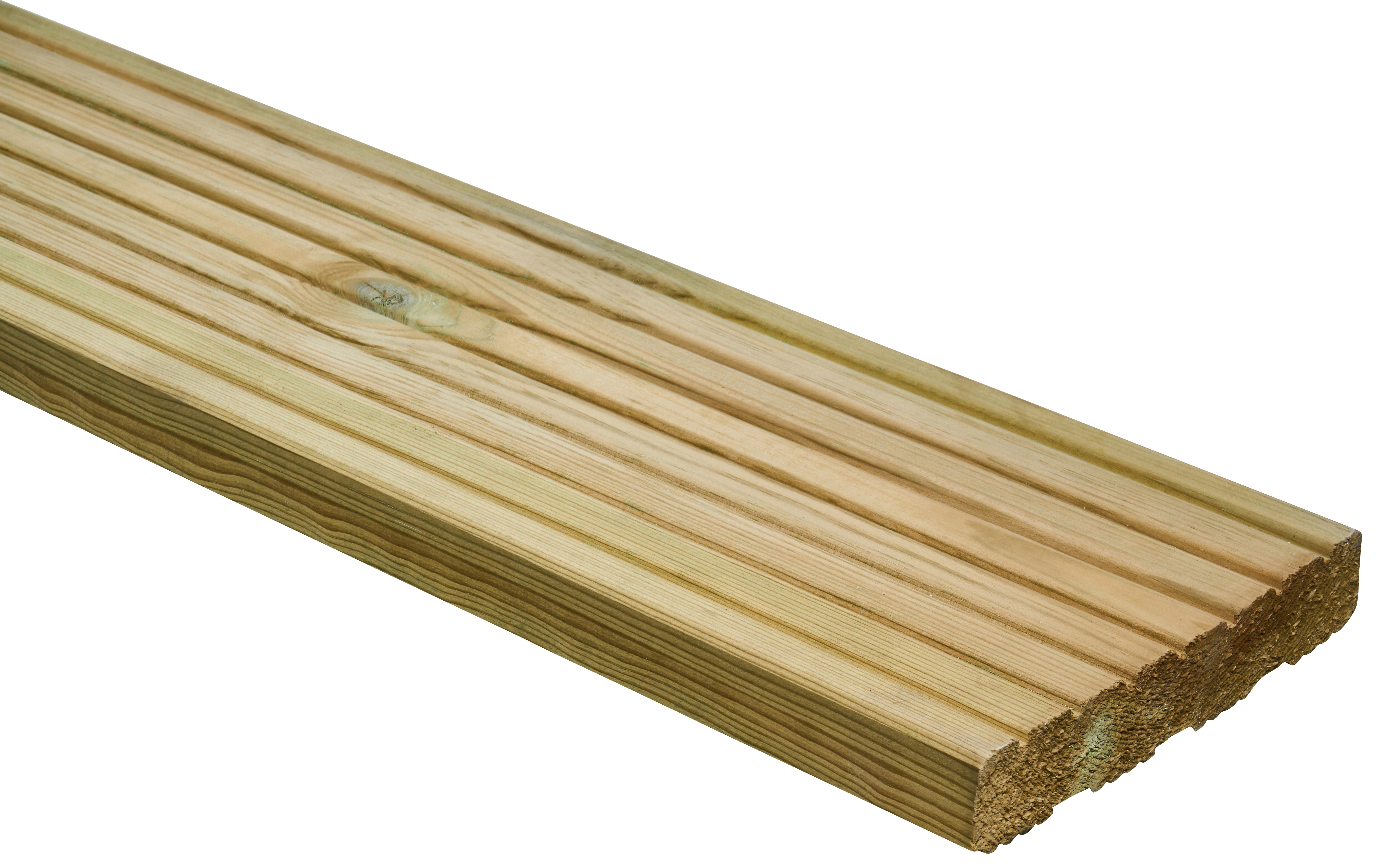 Wickes Pro Timber Deck Board - 27 x 144 x 2400mm