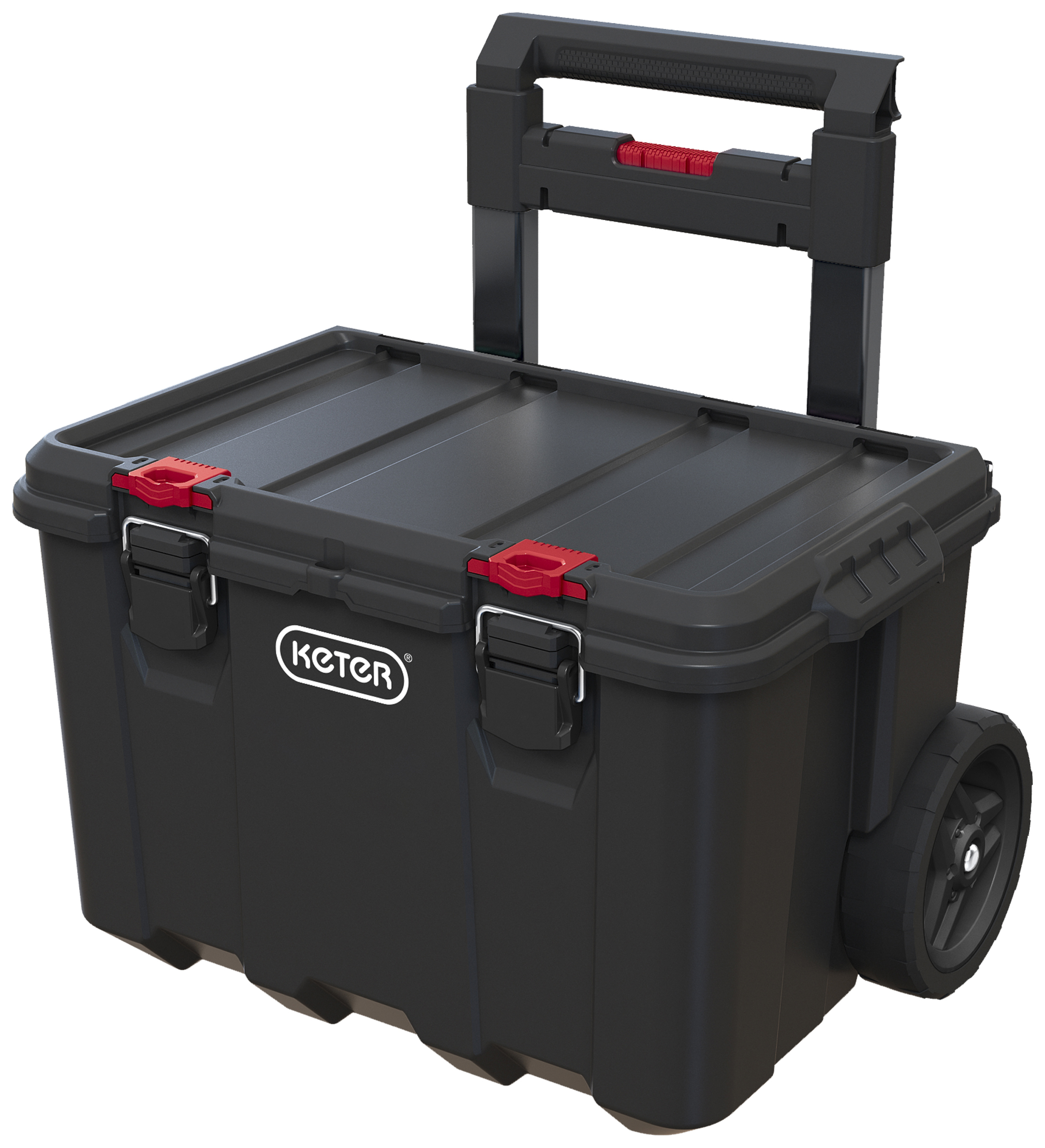 Keter Stack N' Roll 2 Piece Tool Storage Mobile Cart