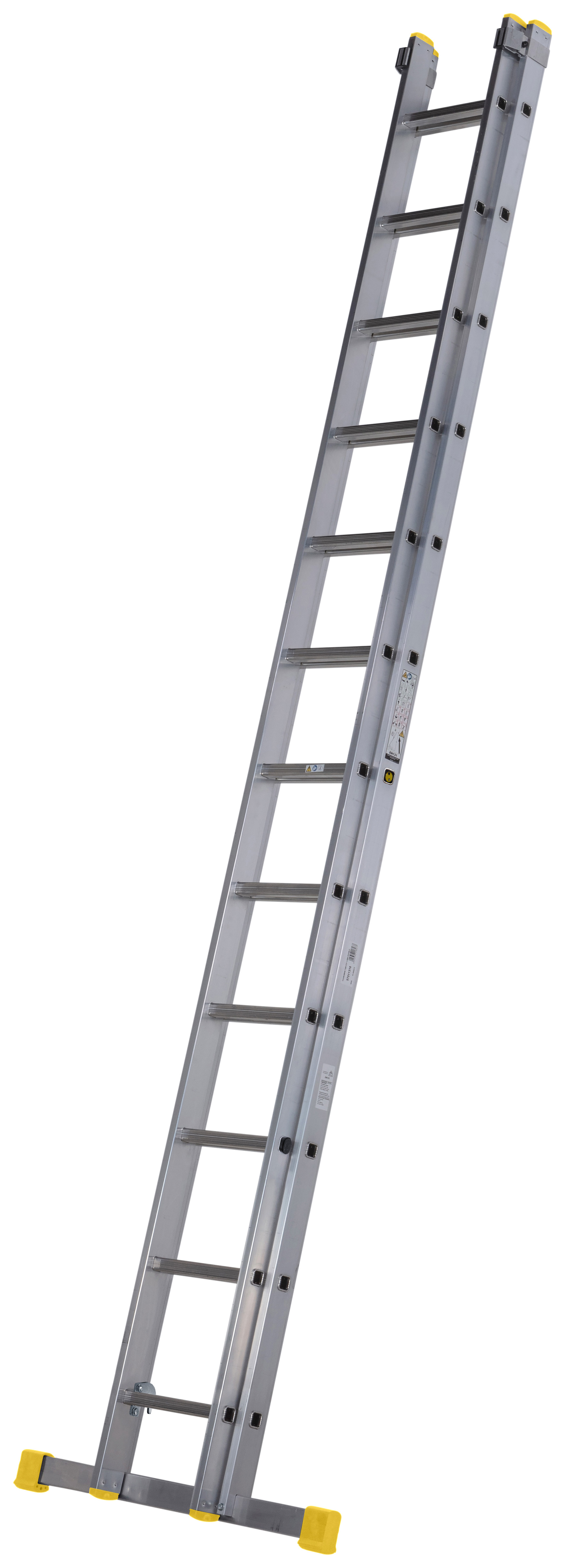 Werner Square Rung Double Extension Ladder - Max Height 6.09m