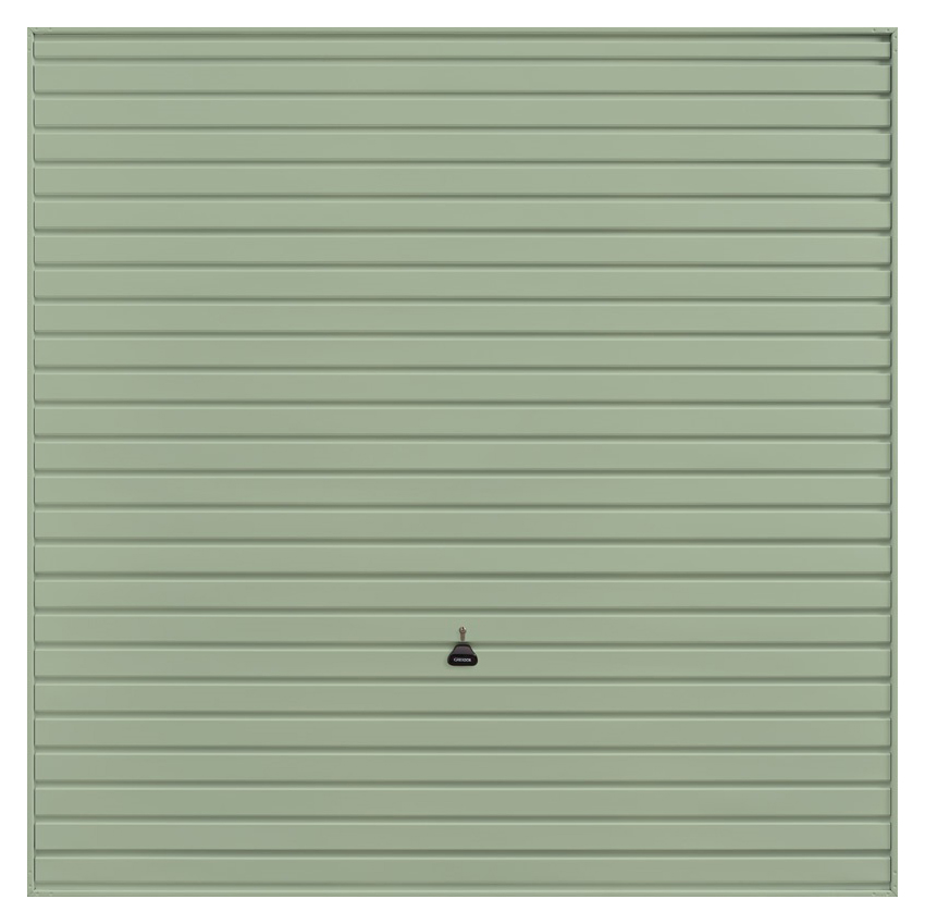 Garador Horizon Framed Retractable Garage Door - Chartwell Green - 2286mm