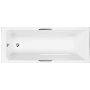 Carron Quantum Integra Single Ended No Tap Hole Twin Grip Carronite Bath with Front Bath Panel - Various Sizes