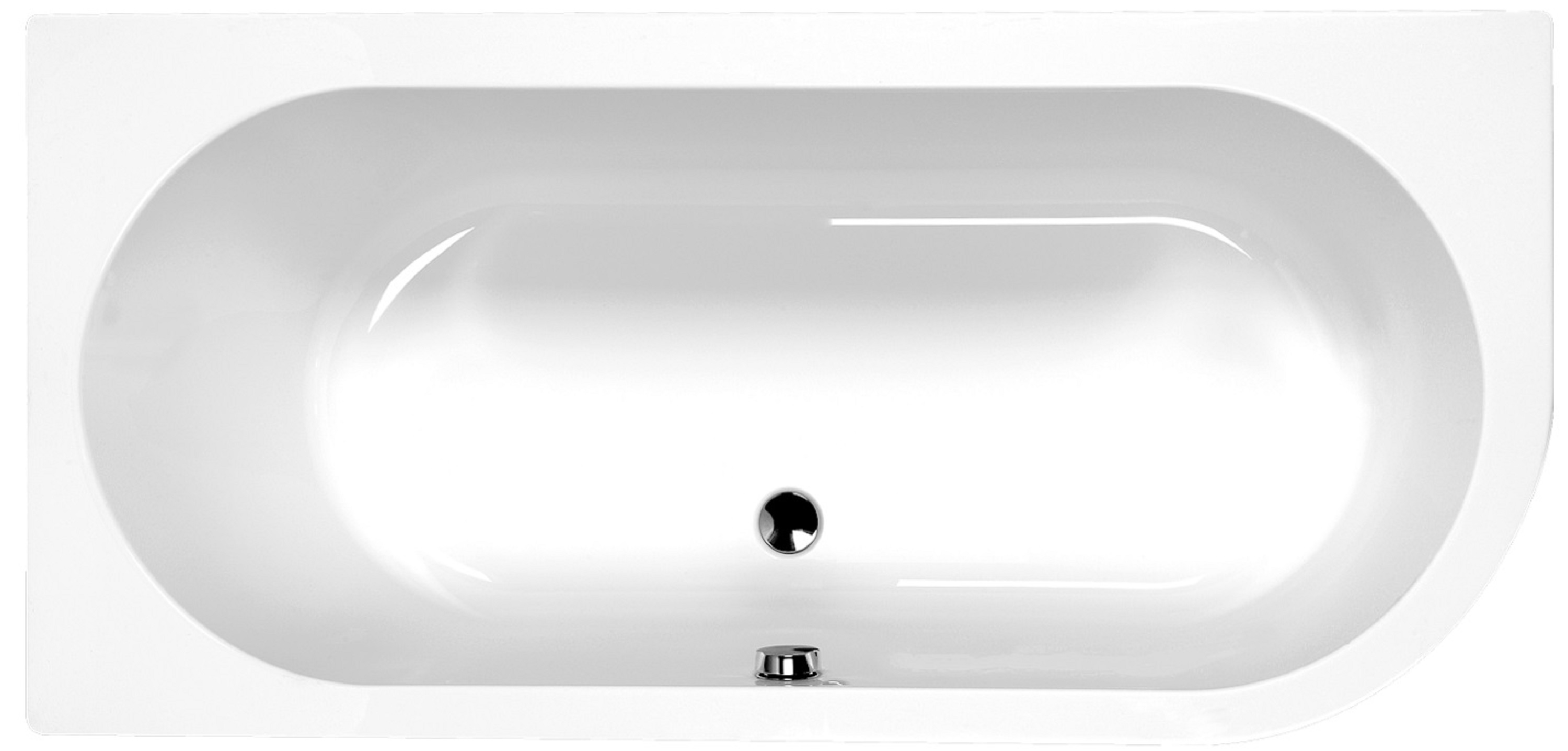 Carron Status Single Ended No Tap Hole LH/RH Bath with Front Bath Panel - 1600 x 725mm