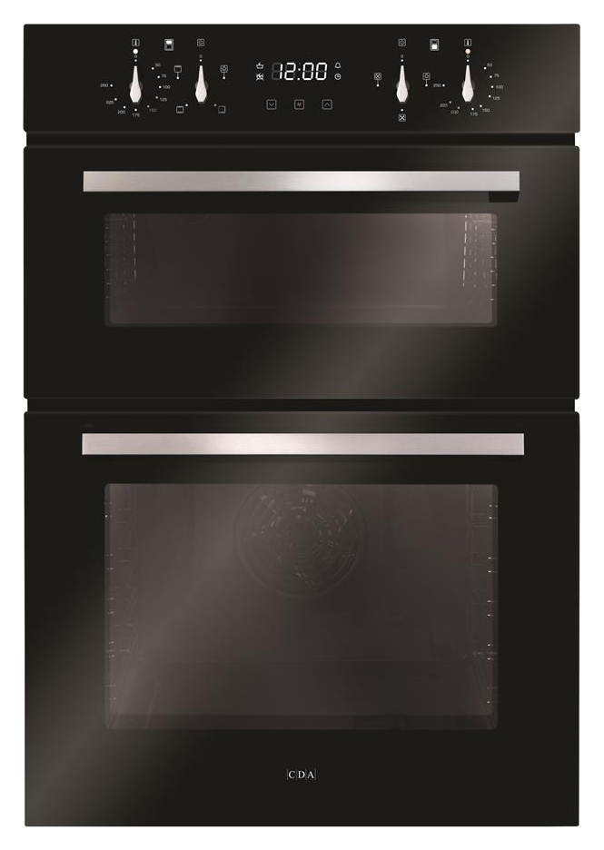 CDA DC941BL Built-In Electric Double Oven - Black