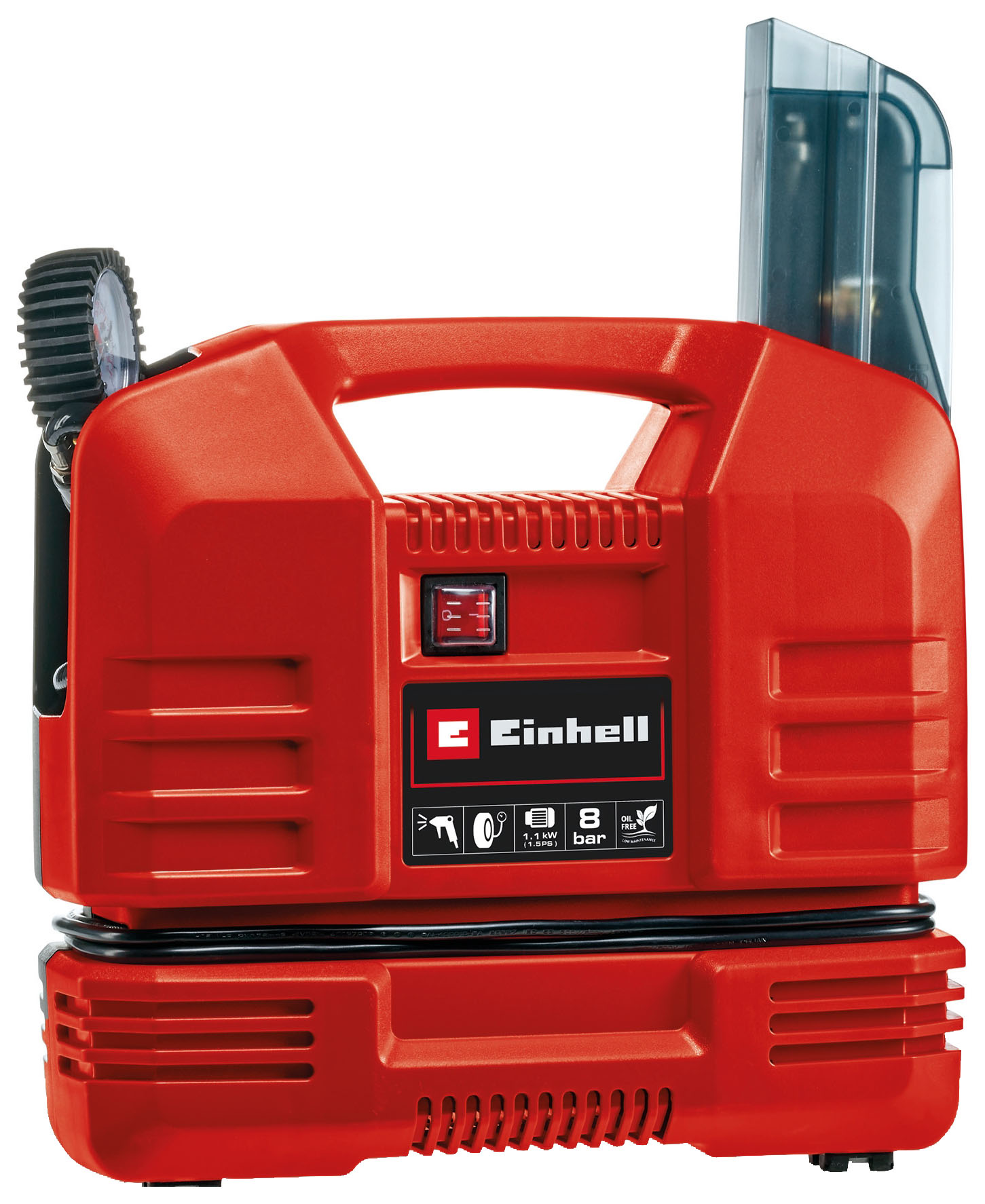 Einhell 1.47HP 8 Bar Portable Corded Oil Free Air Compressor