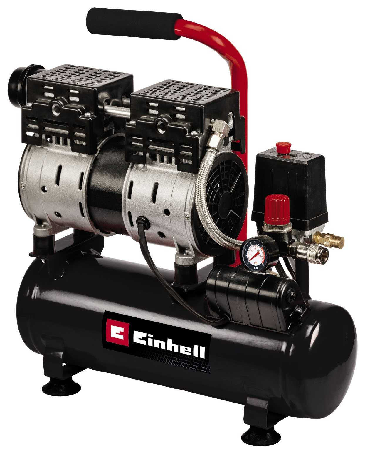 Einhell Silent 0.75HP 6L 8 Bar Silent Oil Free Corded Air Compressor