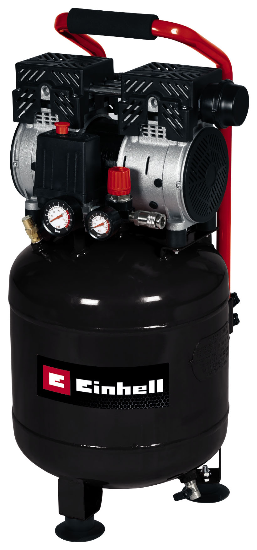 Einhell Silent 1HP 24L 8 Bar Silent Oil Free Air Corded Compressor