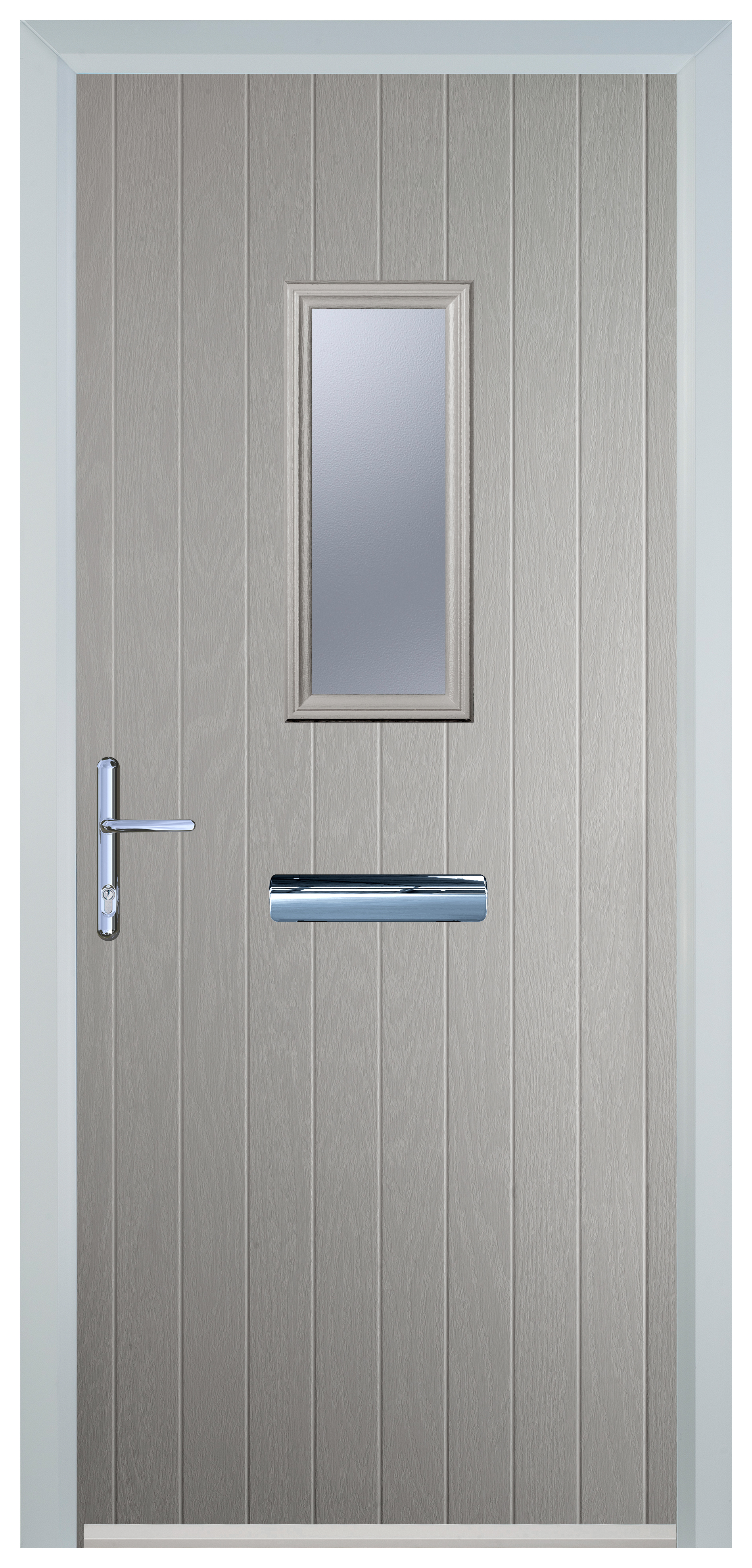 Door-Stop 1 Square Agate Grey Right Hand Composite Door - 2100mm