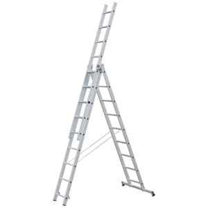 Zarges Light Trade 3 x 9 Tread Aluminium Combination Ladder