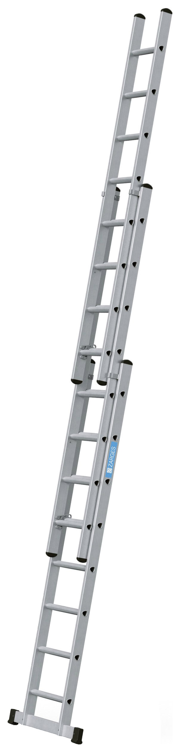 Zarges Everest 3 x 8 D-Rung Aluminium Triple Extension Ladder - Max Height 5.25m