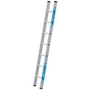 Zarges Alto 7 Rung Aluminium Single Ladder - Max Height 2.21m