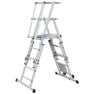 Zarges ZAP Telemaster S Mini 5 Tread Telescopic Aluminium Step Ladder