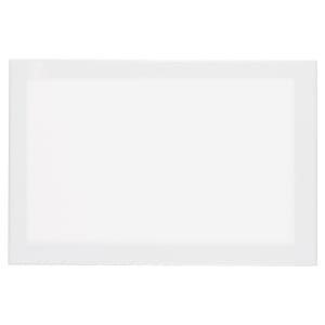 Wickes Bevelled Edge White Ceramic Wall Tile - 300 x 200mm - Sample