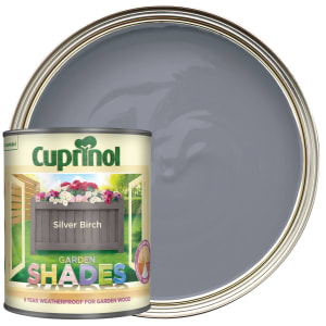 Cuprinol Garden Shades Matt Wood Treatment - Silver Birch 1L