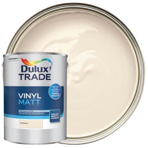 Dulux Trade Vinyl Matt Emulsion Paint - Magnolia - 5L