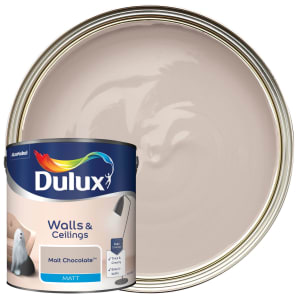 Dulux Matt Emulsion Paint - Malt Chocolate - 2.5L