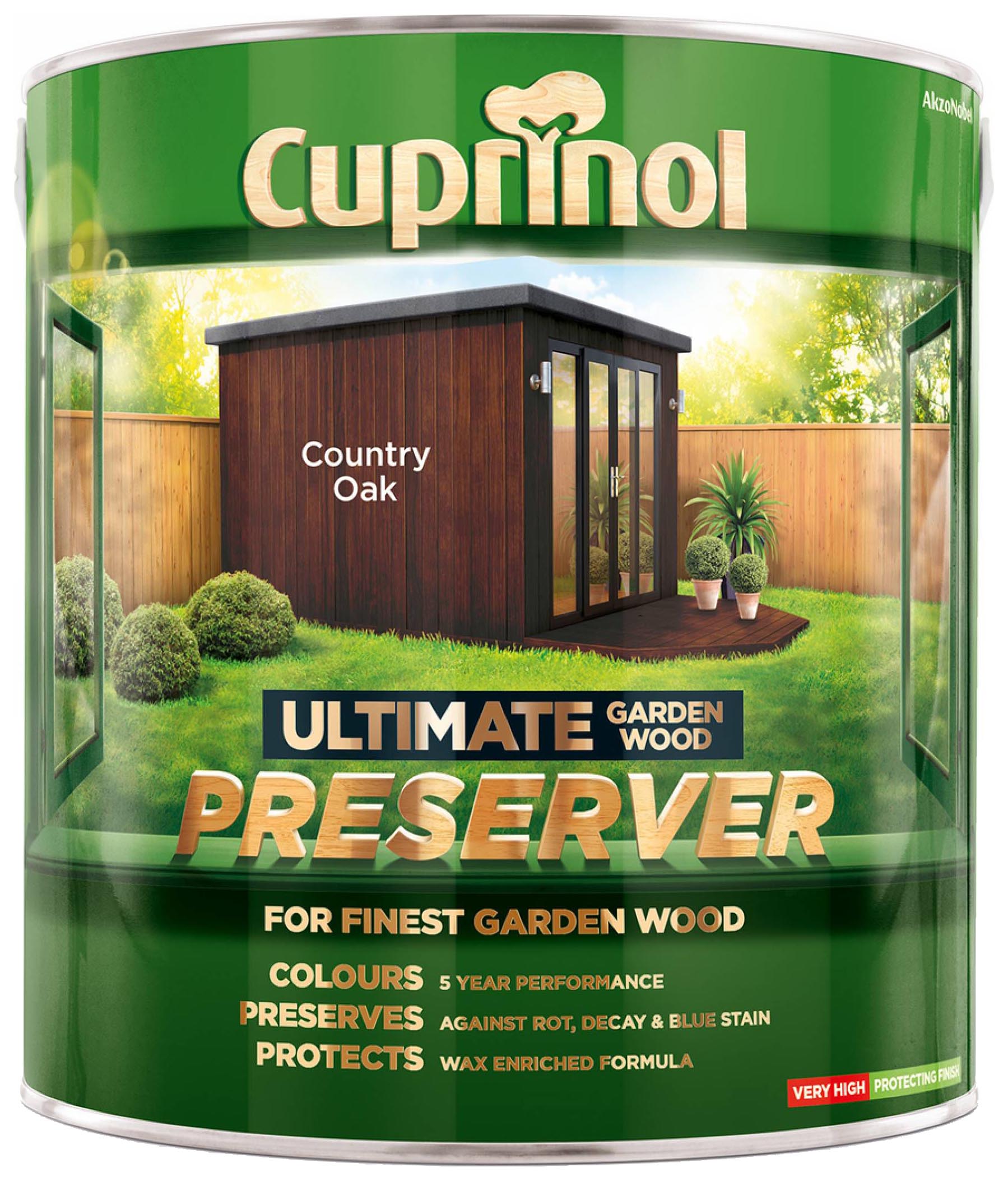 Cuprinol Ultimate Garden Wood Preserver - Country Oak - 4L