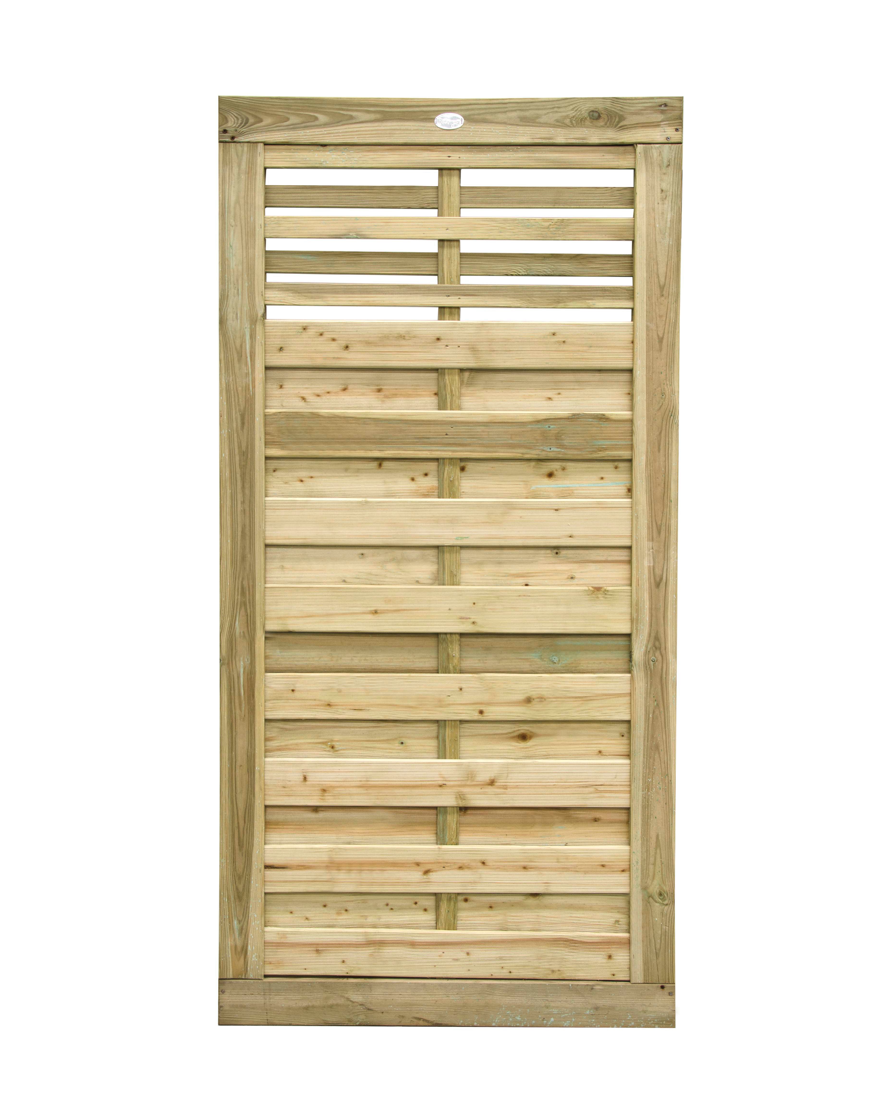 Forest Garden Kyoto Slatted Timber Gate - 900 x 1800mm