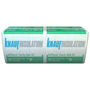 Knauf 32 Insulation DriTherm Cavity Slab - 100 x 455mm x 1.2m