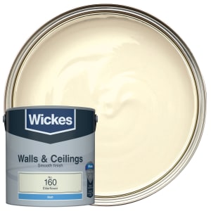 Wickes Vinyl Matt Emulsion Paint - Elderflower No.160 - 2.5L