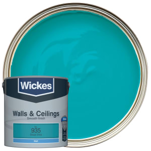 Wickes Vinyl Matt Emulsion Paint - Ocean Drive No.935 - 2.5L