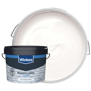 Wickes Masonry Textured Pure Brilliant White 10L