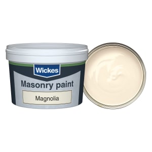 Wickes Smooth Masonry Paint - Magnolia - 250ml