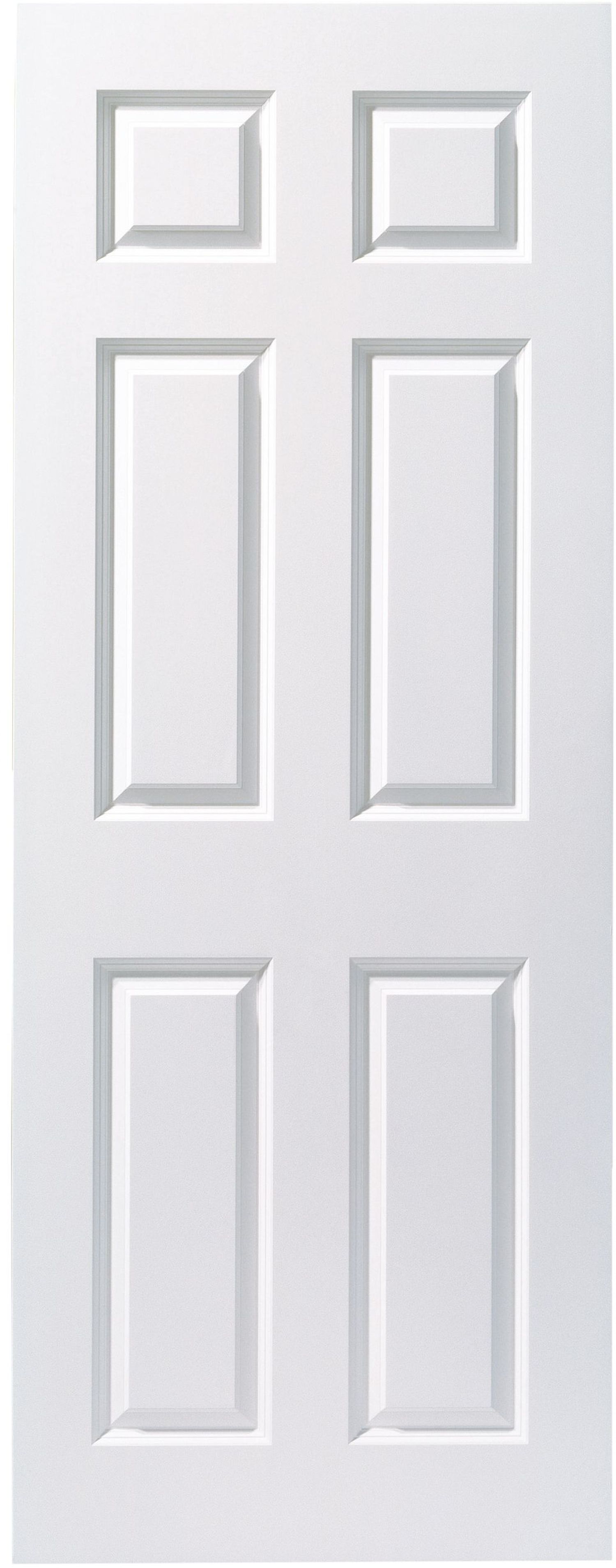 Wickes Lincoln White Smooth Moulded 6 Panel Internal Door