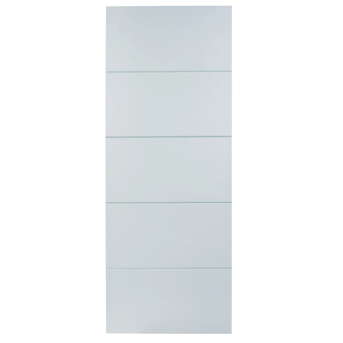 Wickes Halifax White Smooth Moulded 5 Panel Internal Door
