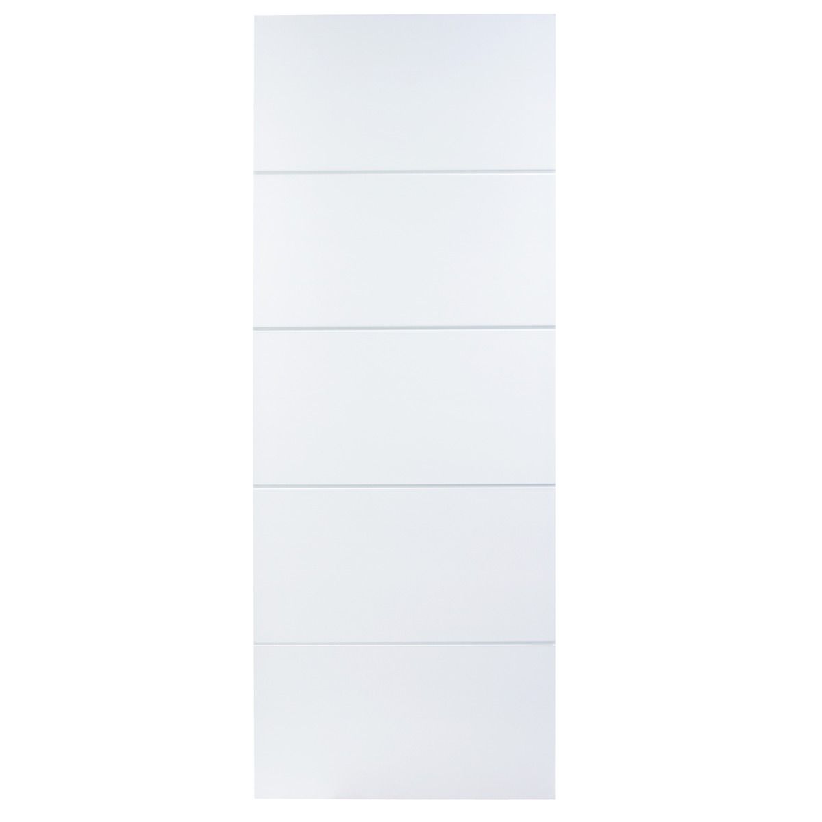 Wickes Halifax White Smooth Moulded Primed 5 Panel Internal Fire Door - 1981mm