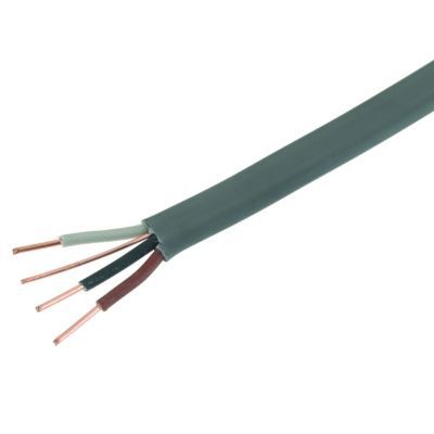 3 Core & Earth Cable - Grey - 1.5mm2 x 7.5m