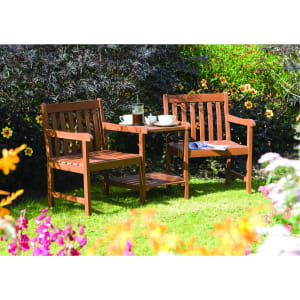 Rowlinson Hardwood Garden Companion Seat