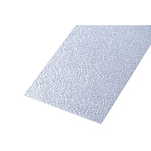 Wickes Metal Uncoated Aluminium Roughcast Effect Sheet - 120mm x 1m