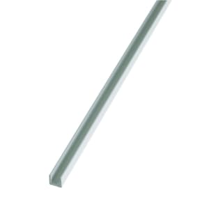 Rothley 11.5mm White PVCu Multi-Purpose U Section - 1m