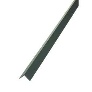 Rothley Black PVCu Angle - 25 x 25 x 1000mm